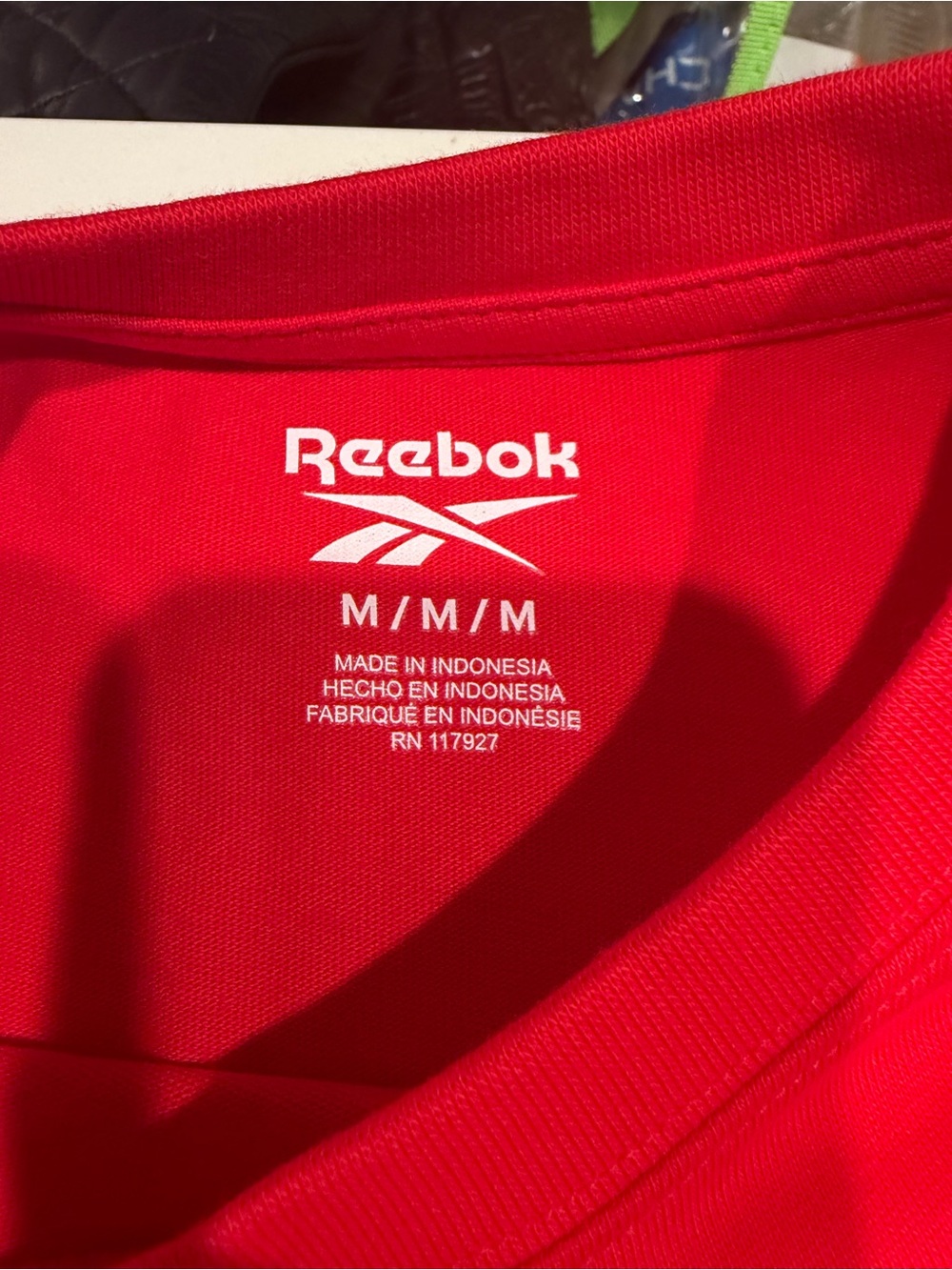 Reebok Red Short Sleeve Tee - Picture 3 of 5